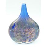 Isle of Wight iridescent glass vase, circa 1970s,