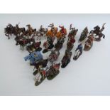 Twenty-two Del Prado and similar painted diecast model cavalry soldiers