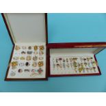 Over 50 rings set with various gemstones