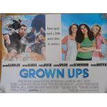 Four cinema advertising posters to include 'Grown Ups' starring Adam Sandler,