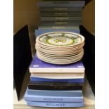 A collection of approximately 30 boxed and loose Wedgwood calendar plates circa 1990 onwards