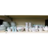 A large quantity of Poole Pottery dinner and tea ware, including cruet, tureens,