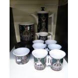 Portmeirion Magic City coffee ware