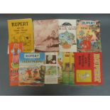 A collection of Rupert books and ephemera to include 'Rupert and his friend Margot',