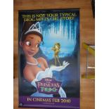 Large format cinema poster for Disney 'The Princess and the Frog' 2010,