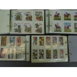 Four albums of cigarette cards, mainly Wills, a few Player's and Franklyn Davey and Co.