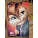 Large format cinema poster for Alvin and the Chipmunks 2 'The Squeakquel',