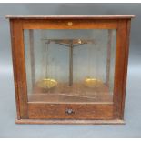 Two cased sets of jeweller's scales with weights by Philip Harris and Co.