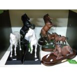 Six boxed Royal Doulton horses from the Spirit series including Wind, Wild Peace,