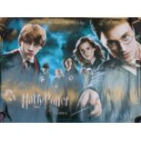 Three cinema advertising posters to include 'Harry Potter and the Order of the Phoenix',