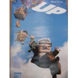 Four cinema advertising film posters to include 'Up', 'G Force',