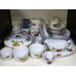 A quantity of Royal Worcester Evesham dinnerware,