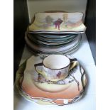 Royal Doulton Seriesware including The Gleaners, Zunday Smocks,