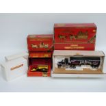 Eight Matchbox Models of Yesteryear special edition diecast model vehicles including Scammell