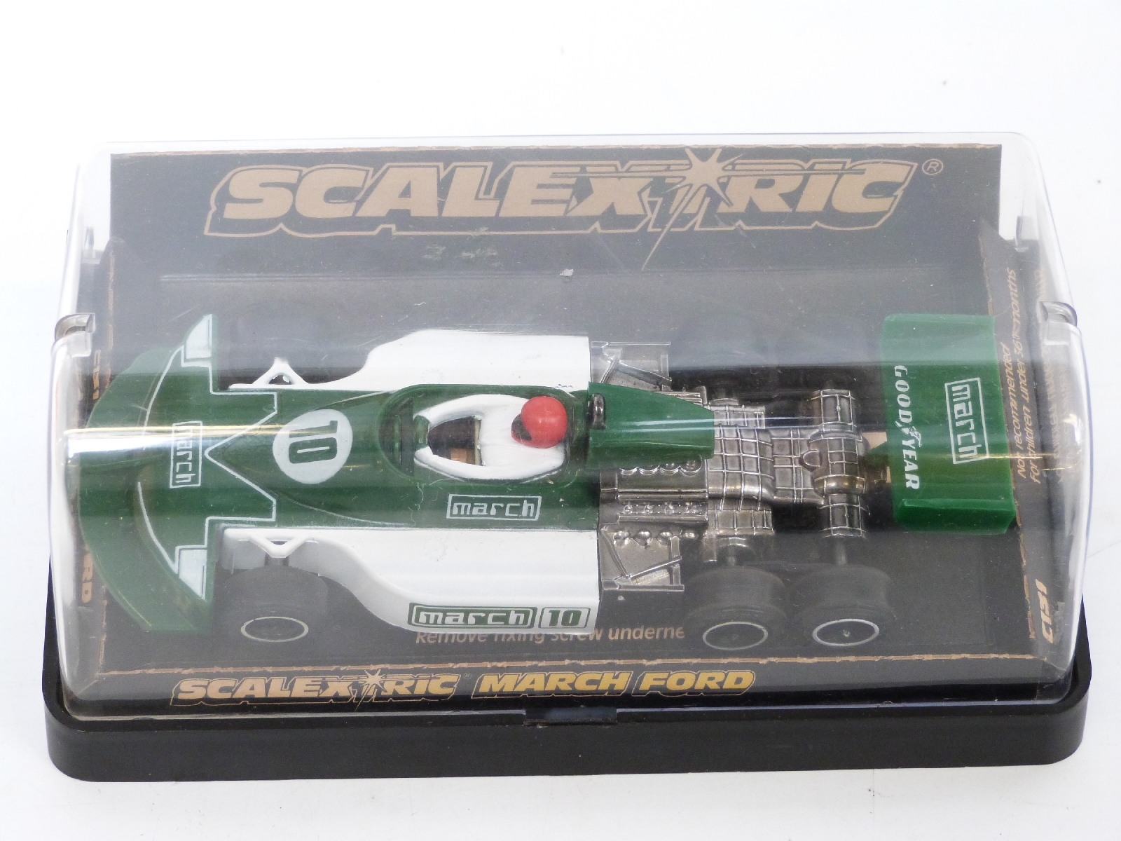 Four Scalextric model Formula 1 cars March Ford C131, Ferrari 312T3 C136, - Image 3 of 5