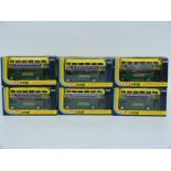 Six Corgi Toys diecast model London Buses 469,