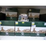 Eight larger green boxed Lilliput Lane cottages to include Lead Kindly Light, The Three Kings,