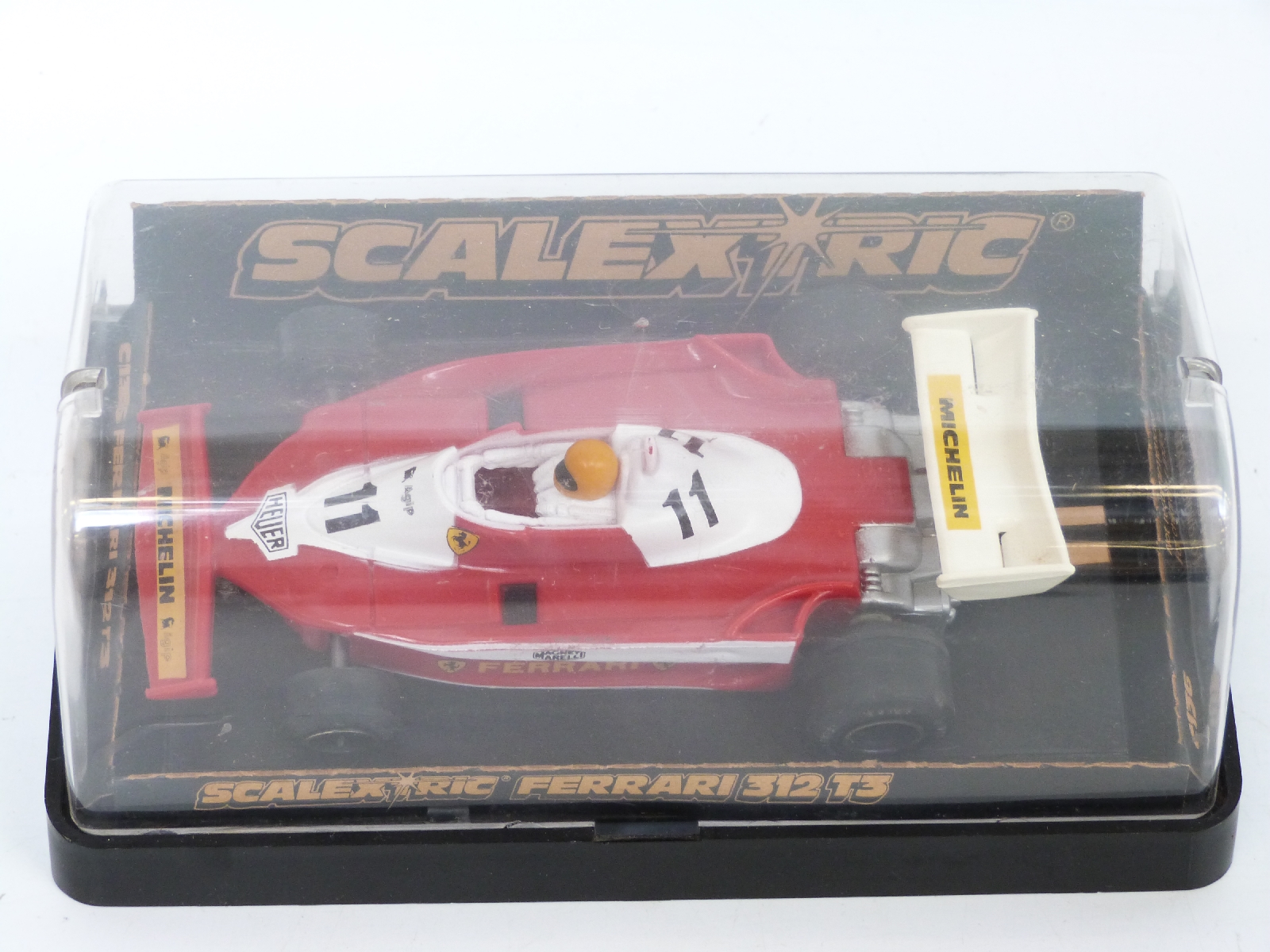 Four Scalextric model Formula 1 cars March Ford C131, Ferrari 312T3 C136, - Image 4 of 5