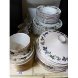 A twelve piece dinner service in Larchmont pattern by Royal Doulton