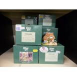 Nineteen light green boxed Lilliput Lane cottages to include Nursery Cottage,