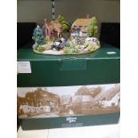 Limited edition boxed large Lilliput Lane 'Rags to Riches' cert no.