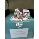 Limited edition boxed large Lilliput Lane 'Home for the Holidays' cert no.