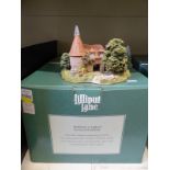 Limited edition boxed large Lilliput Lane 'Harvest Home' cert no.