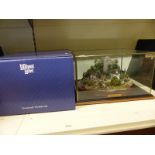 Limited edition boxed extra large Lilliput Lane 'Coniston Crag' cert no 0499 with glass case and