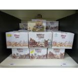Twenty-four white boxed Lilliput Lane cottages to include Ploughman's Cottage,