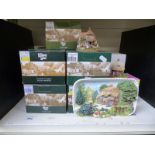 Eighteen boxed Lilliput Lane cottages to include Sugar Mouse Collectors' Edition & Temple Bar Folly,