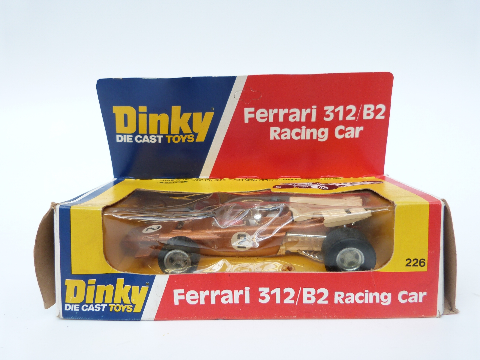 Three Dinky Toys diecast model vehicles comprising Ferrari 312/B2 Racing Car 226, - Image 13 of 17