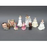 Royal Doulton figures Minuet, My First Figurine and Paisley Shawl M4,