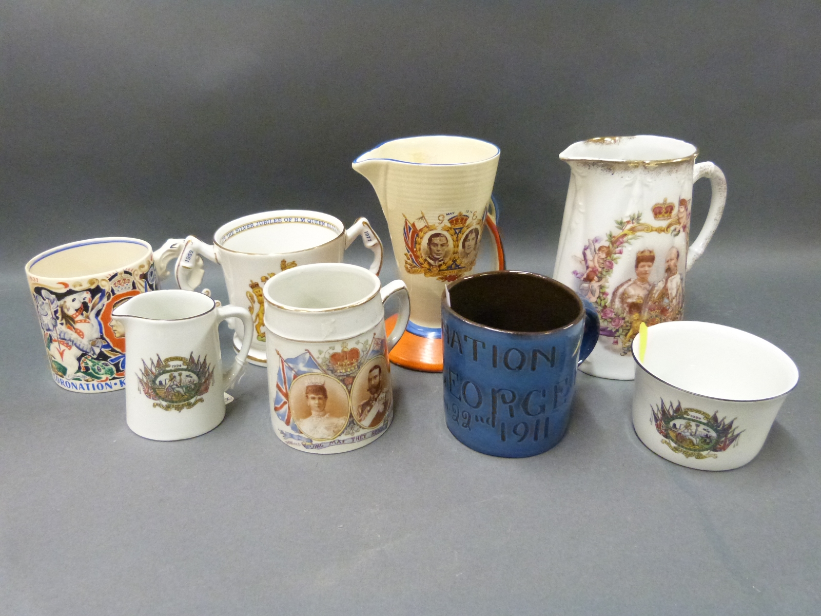 A collection of commemorative ceramics including Brannam Barum George V mug, Wadeheath, - Image 4 of 4