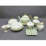 Coalport breakfast set for one including a muffin dish,