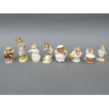 Eight Beswick Beatrix Potter figures including Johnny Town Mouse