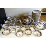 Coalport 19thC part tea set and further tea ware