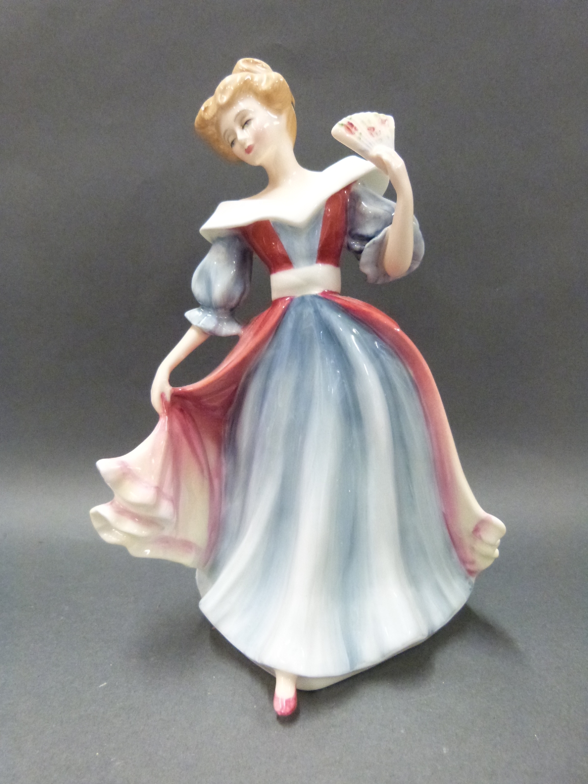 Royal Doulton figurine Amy, signed by the artist, signed Continental majolica, - Image 2 of 5