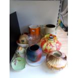 A collection of ceramics to include retro Crown Devon