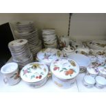 An extensive collection of Royal Worcester Evesham dinner, tea and oven ware including tureens,