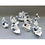 Wildfires Gibson blue and white figures,