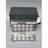 An amateur collection of English shillings ranging from 1958-1966,