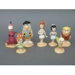 A set of seven Beswick Flintstones figures,