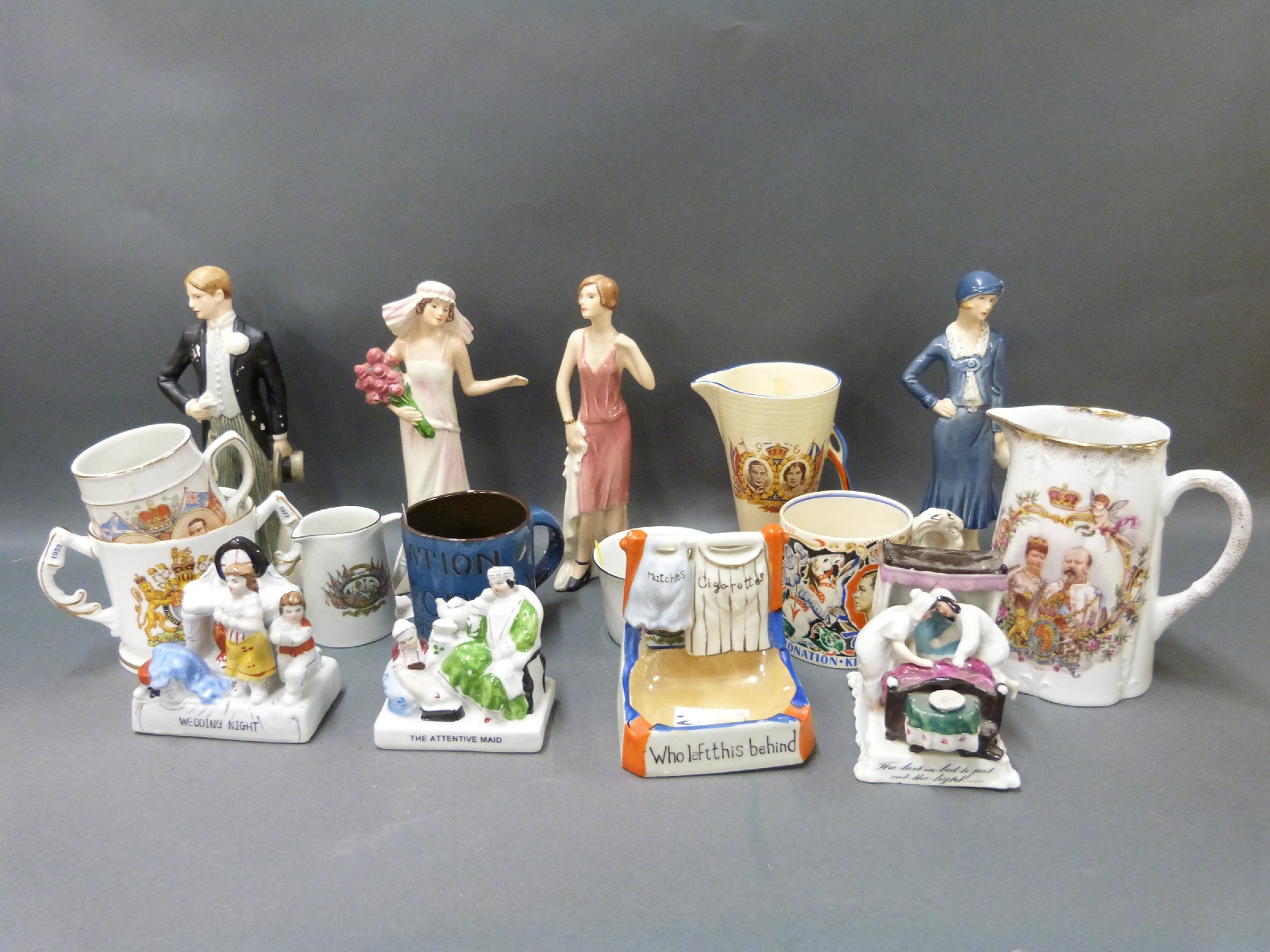 A collection of commemorative ceramics including Brannam Barum George V mug, Wadeheath, - Image 2 of 4