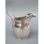 A Georgian style Edward VIII hallmarked silver jug, London 1936, maker D & J Wellby Ltd.