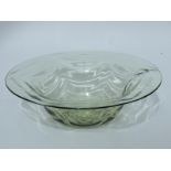 Whitefriars wave ribbed shallow bowl,