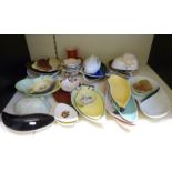 A collection of retro Carltonware salad ware,