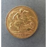 Edward VII 1903 gold half sovereign