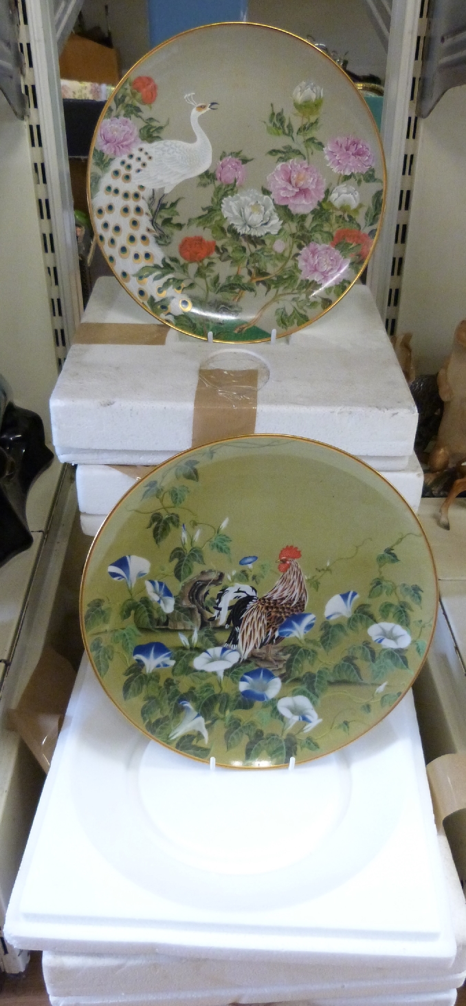 A collection of Japanese collectors' plates