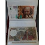 A collection of overseas bank notes including Egyptian examples