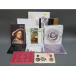A collection of brilliant uncirculated UK coin sets,